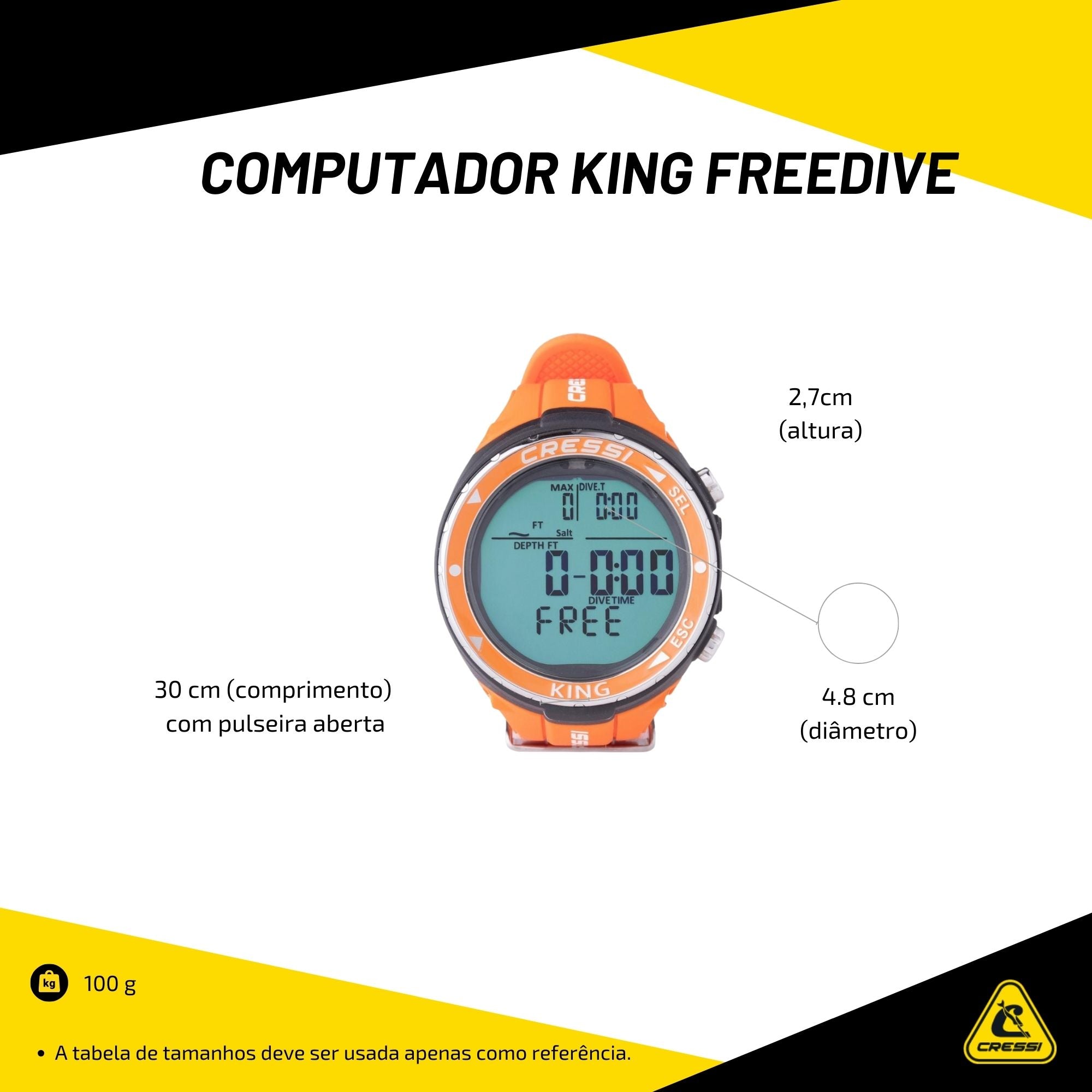 Computador Cressi King Freedive