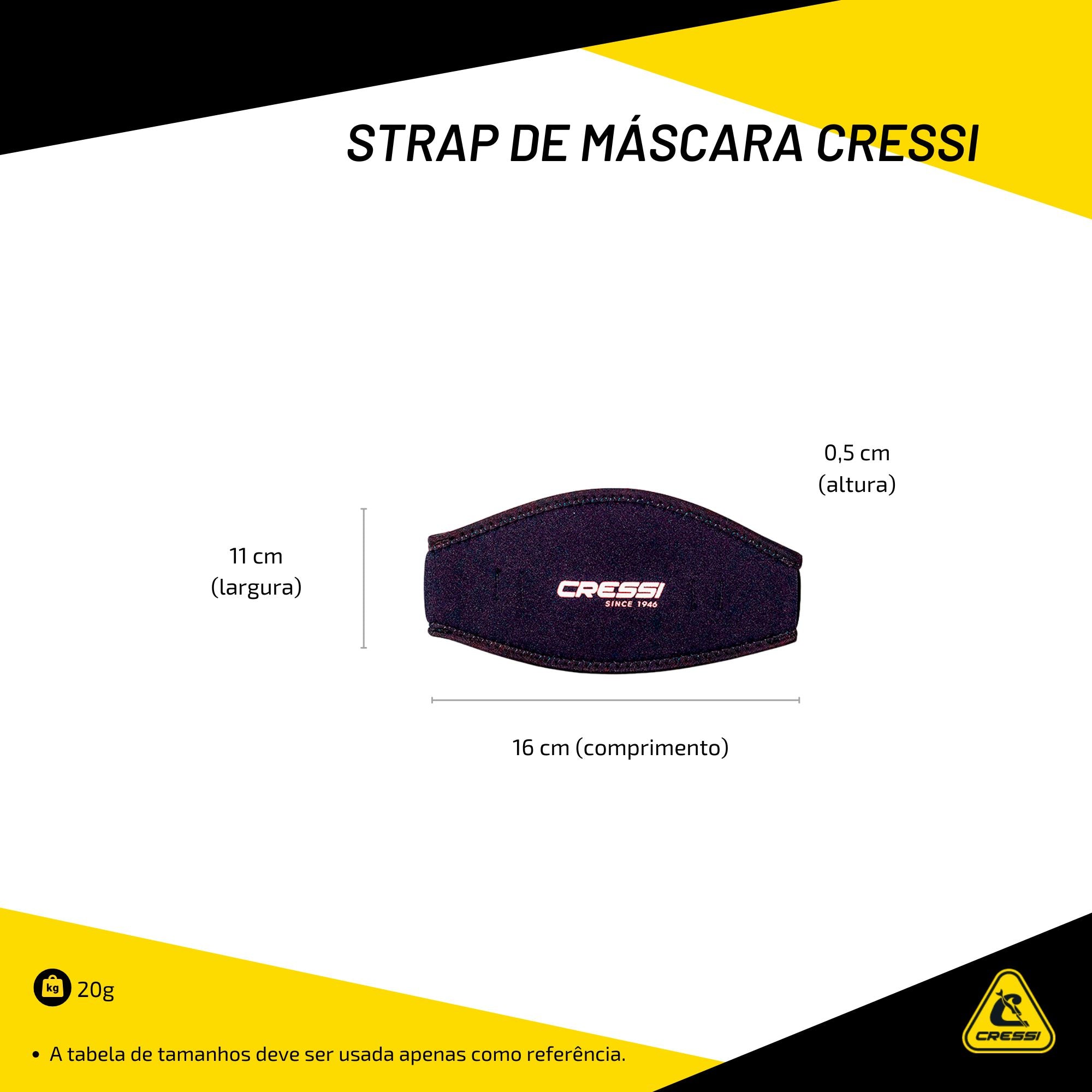 Strap de Máscara Cressi