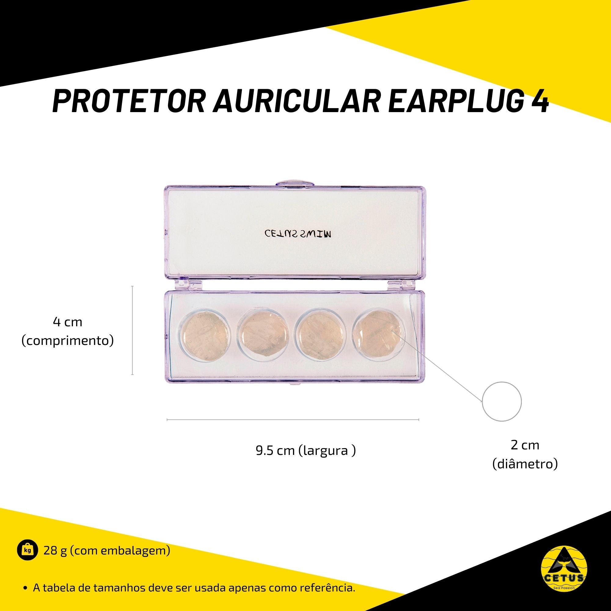 Protetor Auricular Cetus Earplug 4