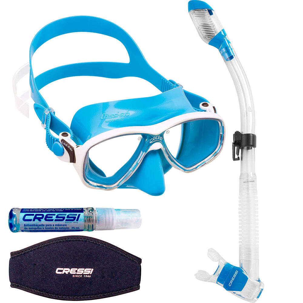 Kit Cressi Marea & Dry & Anti-Fog & Strap