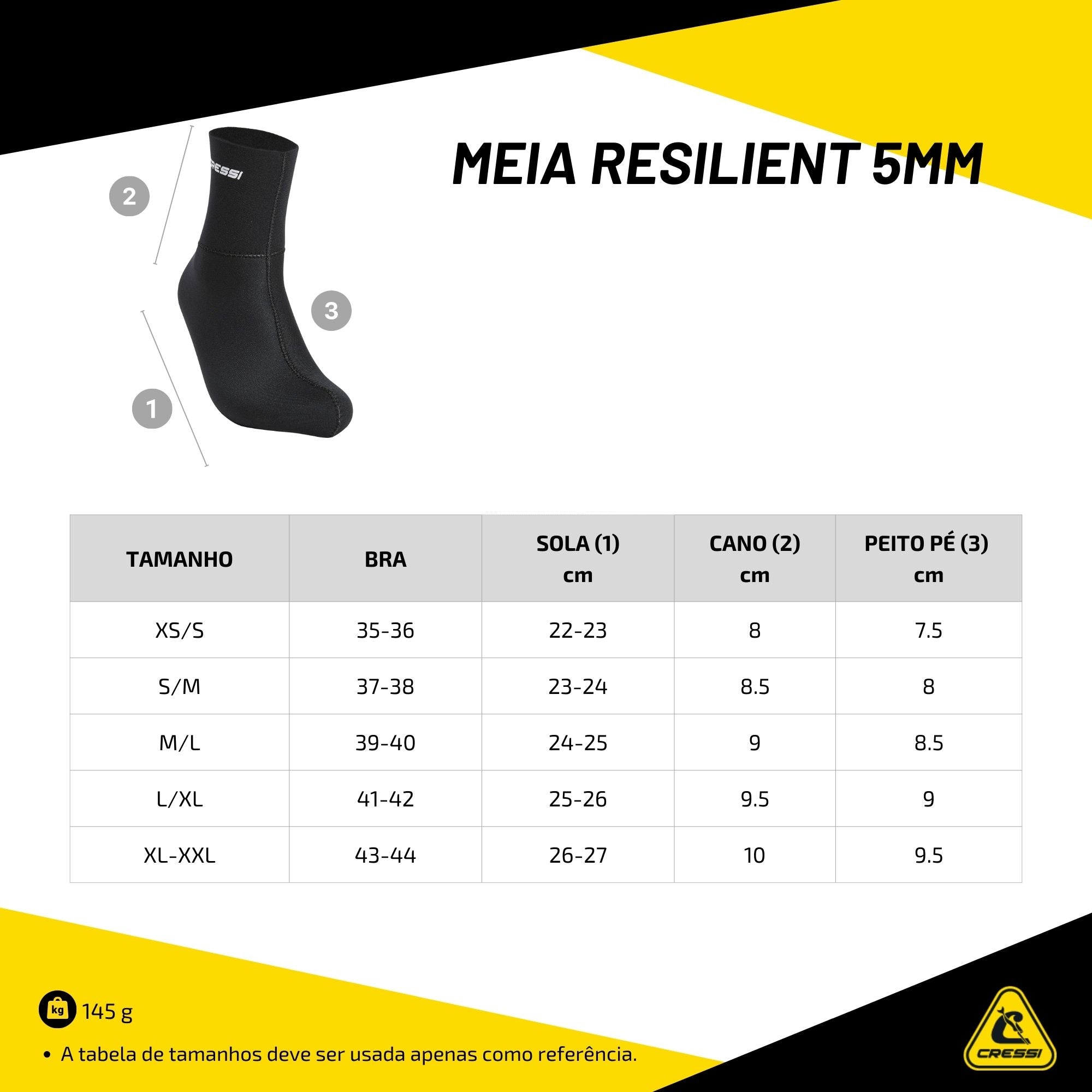 Meia Cressi Resilient 5mm