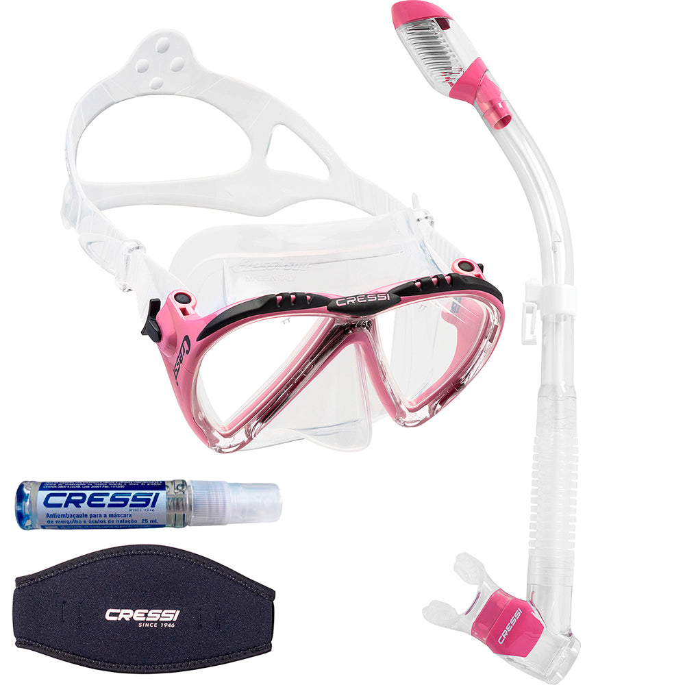 Kit Cressi Lince & Dry & Anti-Fog & Strap