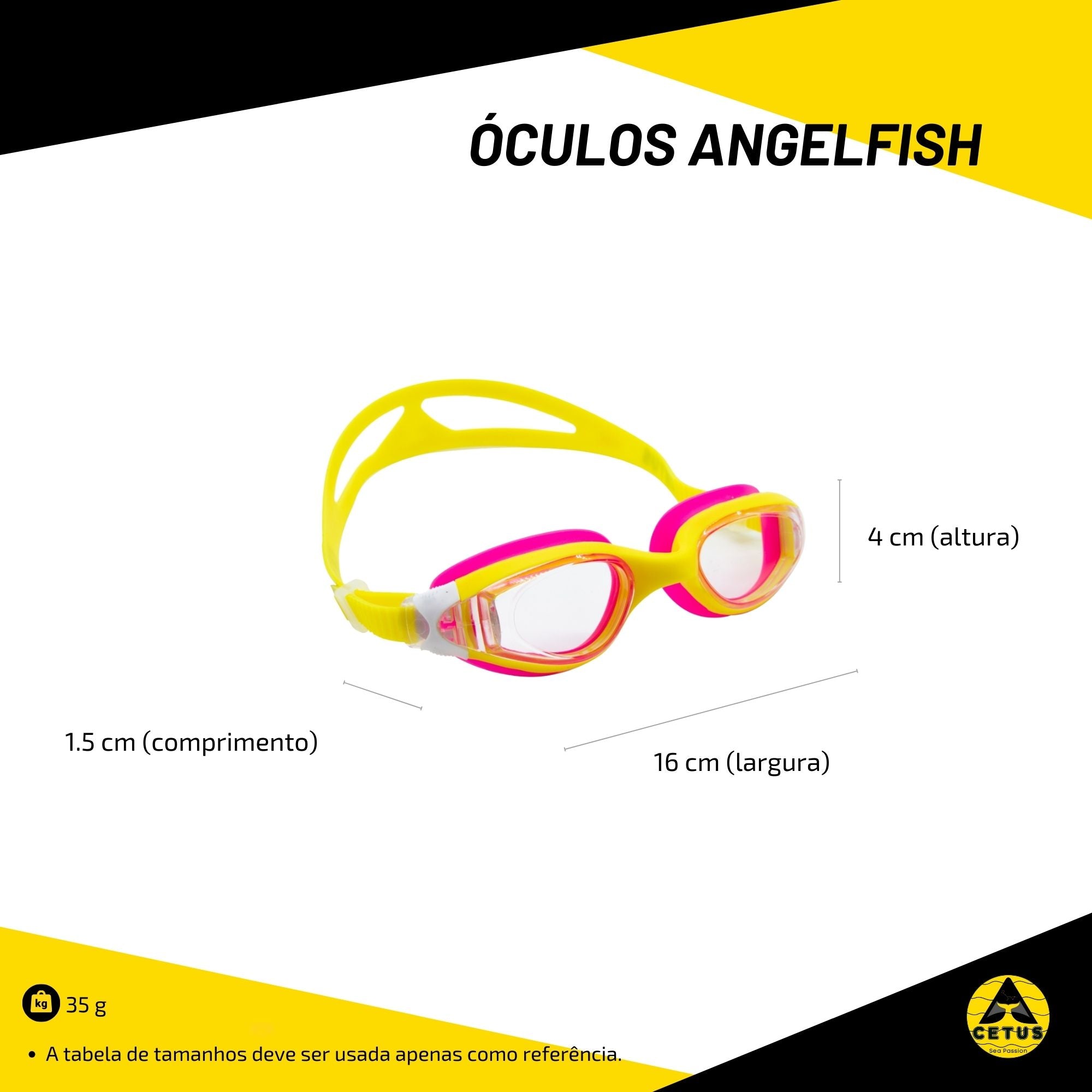 Óculos Cetus Angelfish