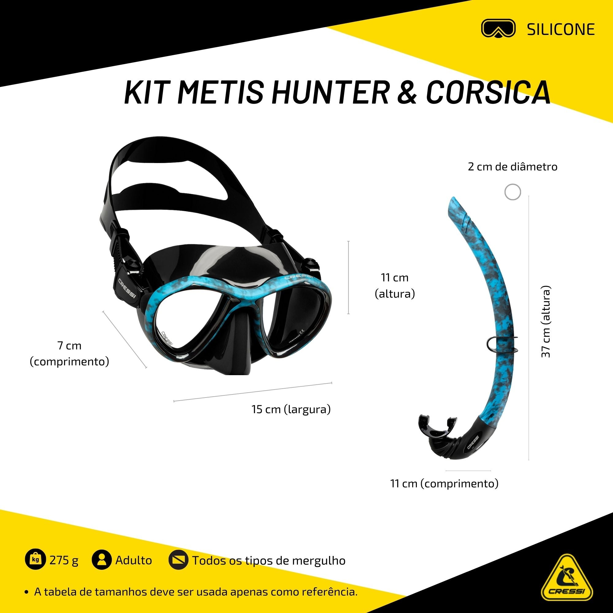 Kit Cressi Metis Hunter & Corsica