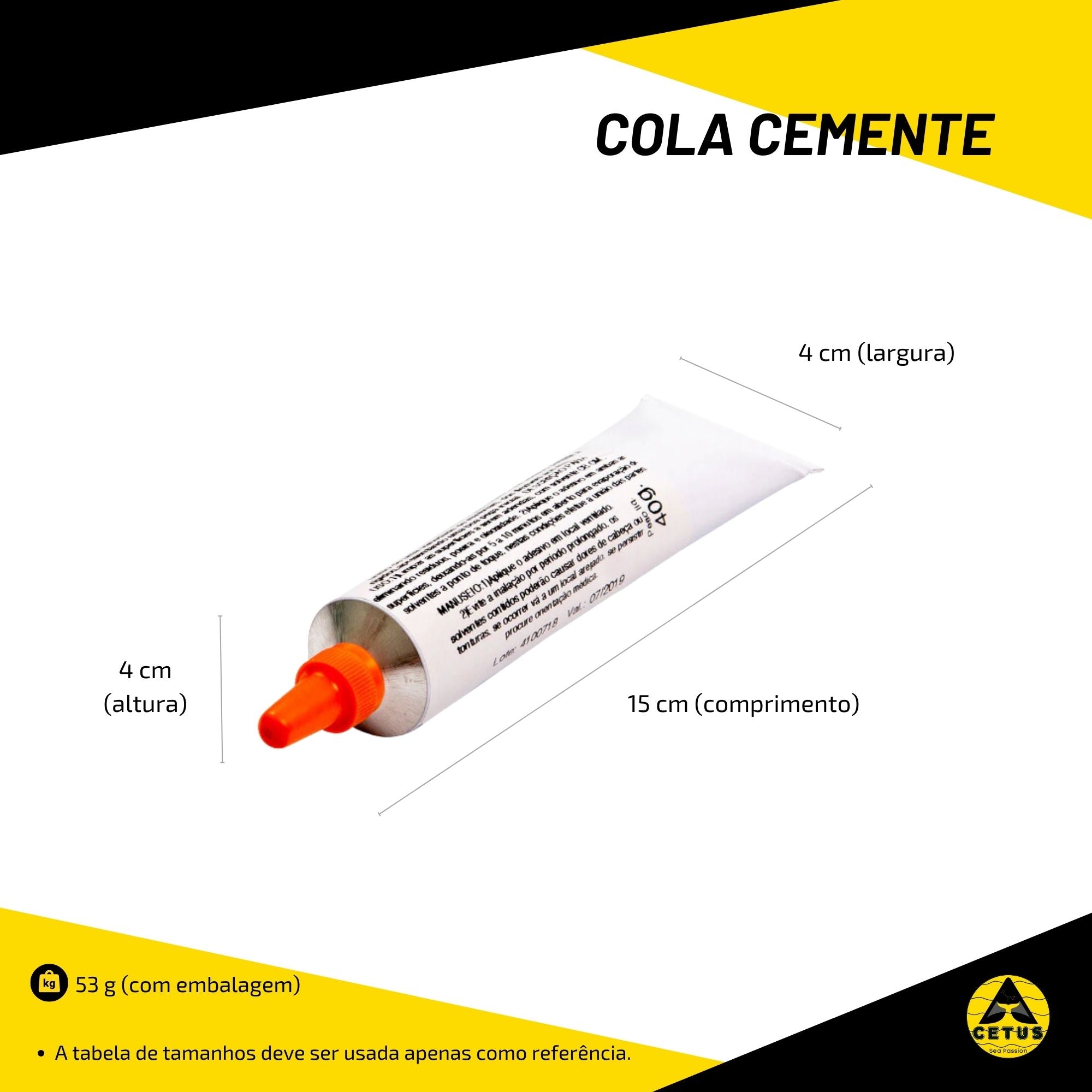 Cola de Neoprene Cetus Cemente