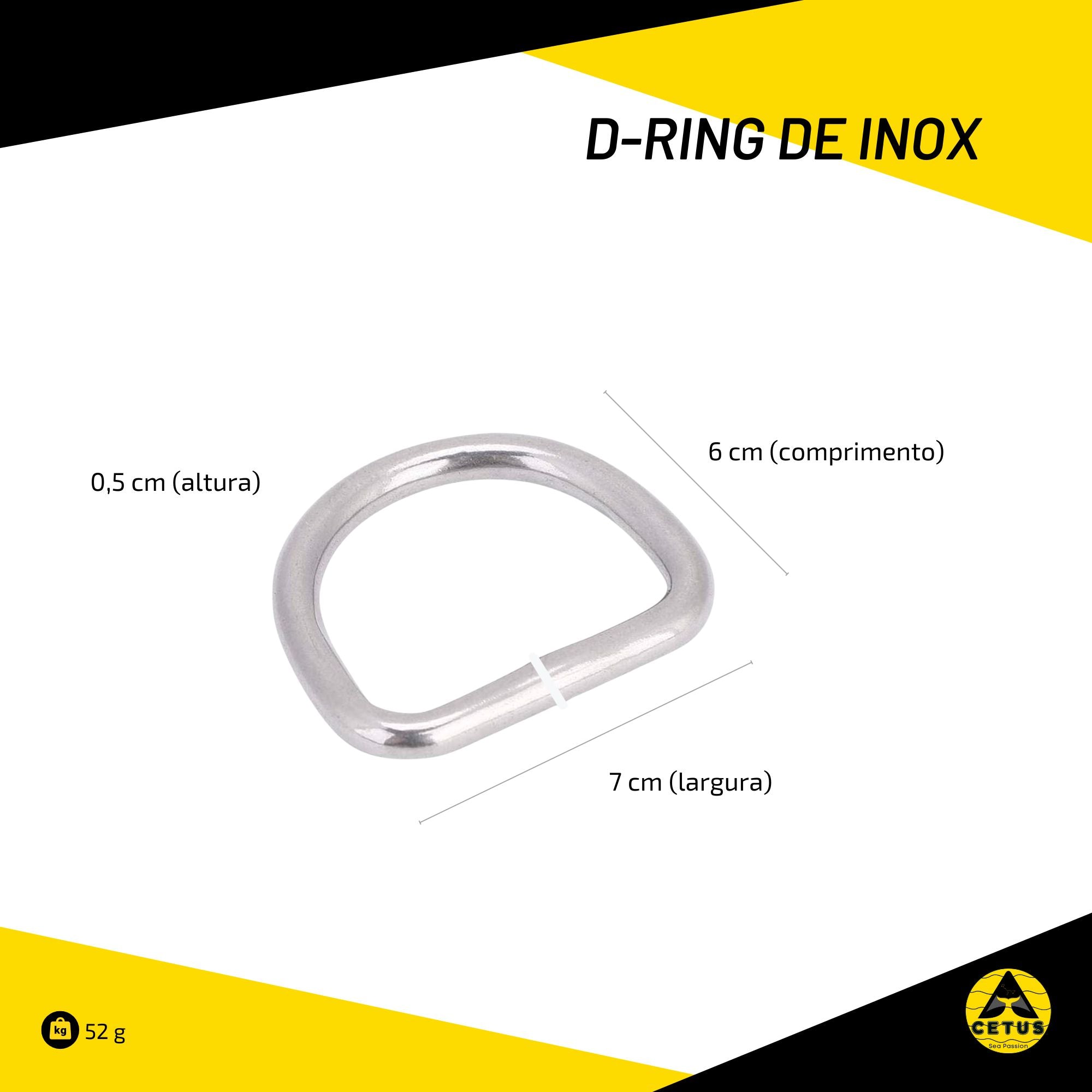 D-Ring de Inox Cetus