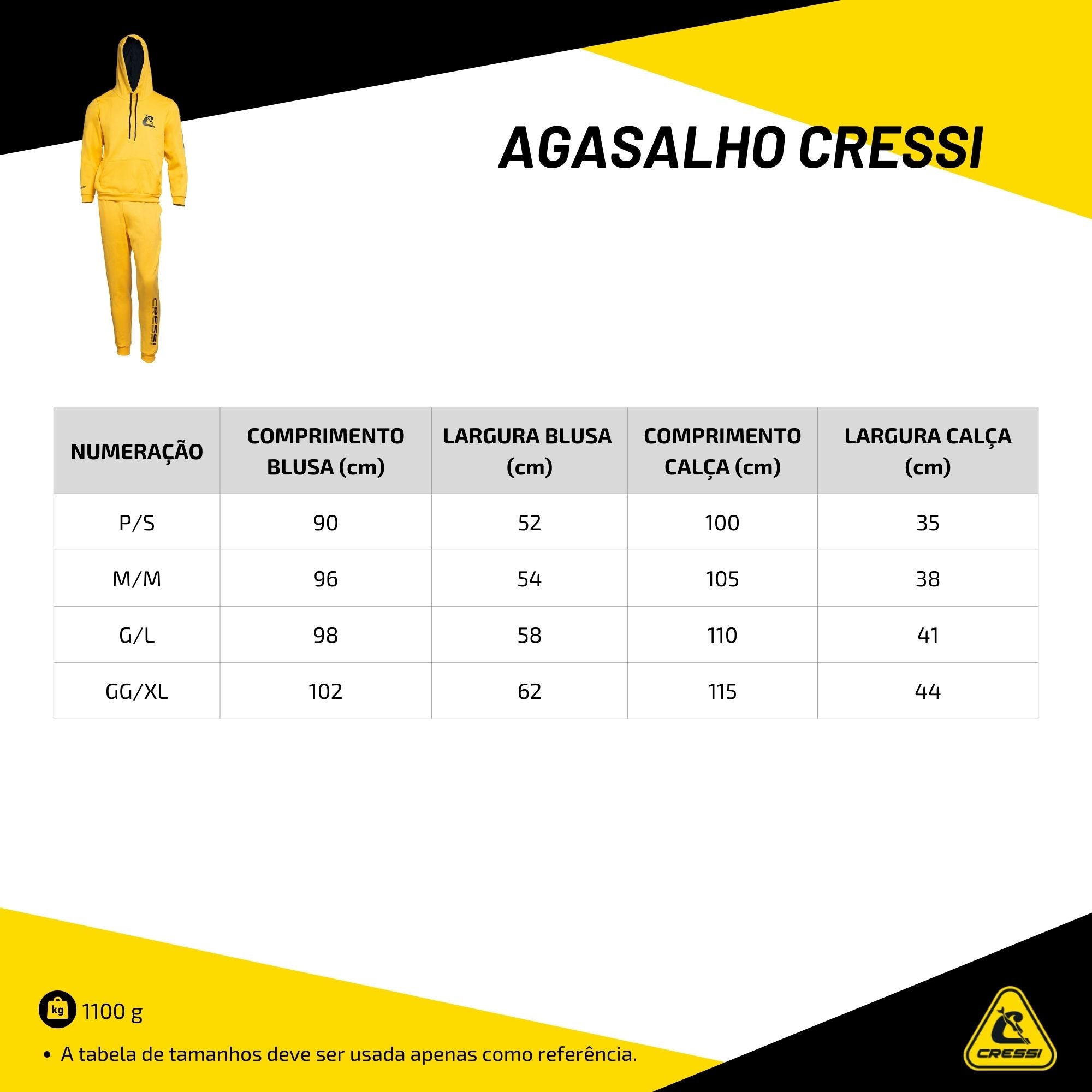 Agasalho Cressi Azul