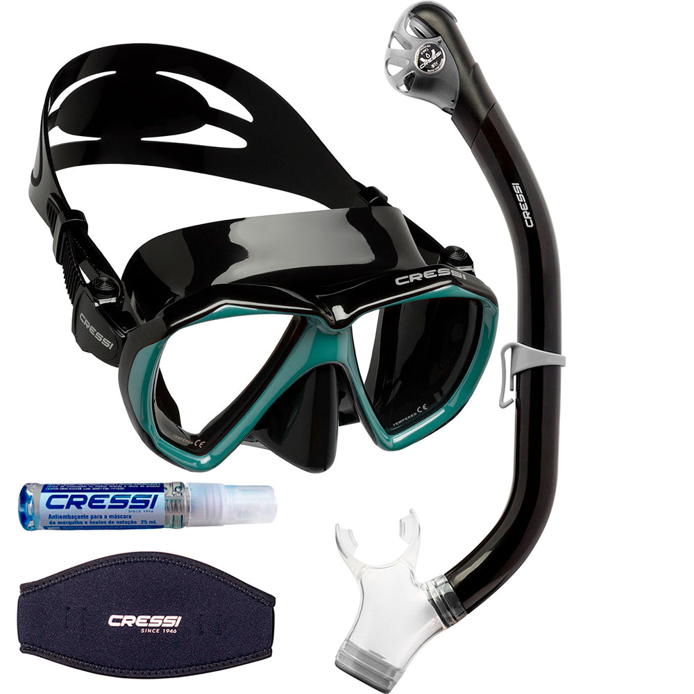 Kit Cressi Ranger & Dry & Anti-Fog & Strap