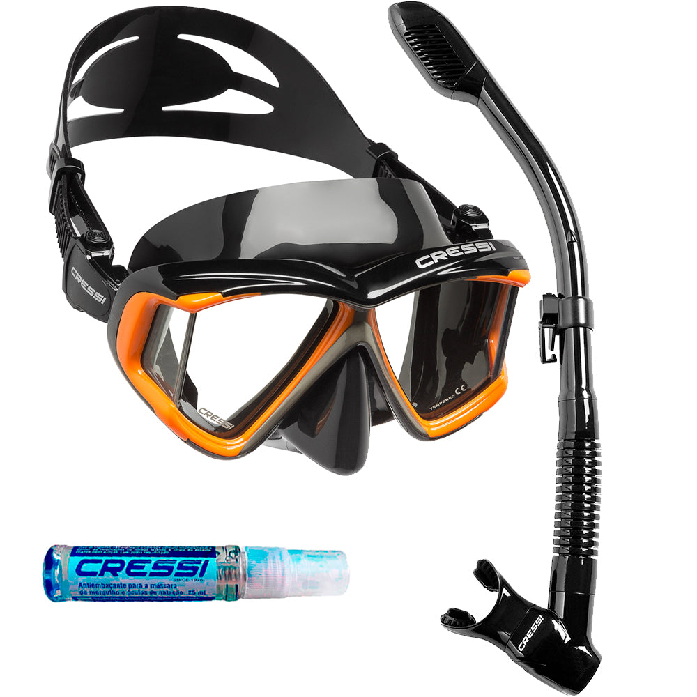 Kit Cressi Pano 4 & Dry & Anti-Fog