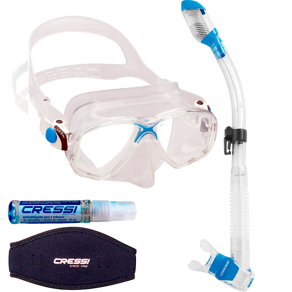 Kit Cressi Marea & Dry & Anti-Fog & Strap