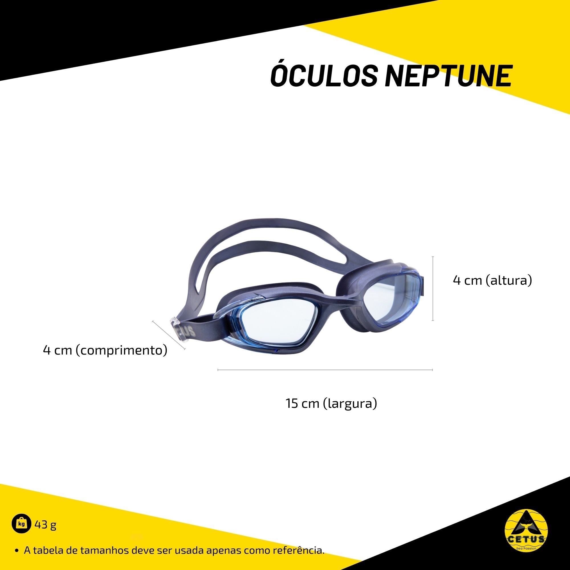 Óculos Cetus Neptune