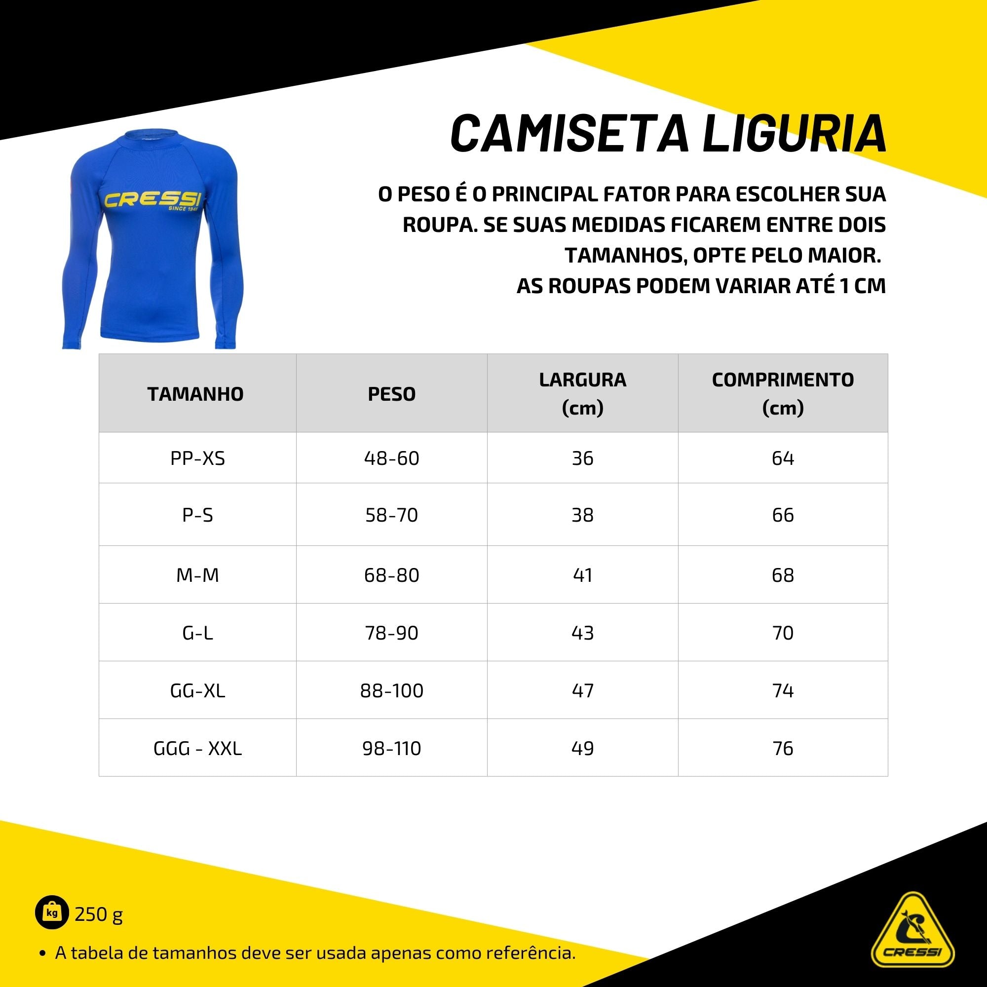 Camiseta Cressi Liguria