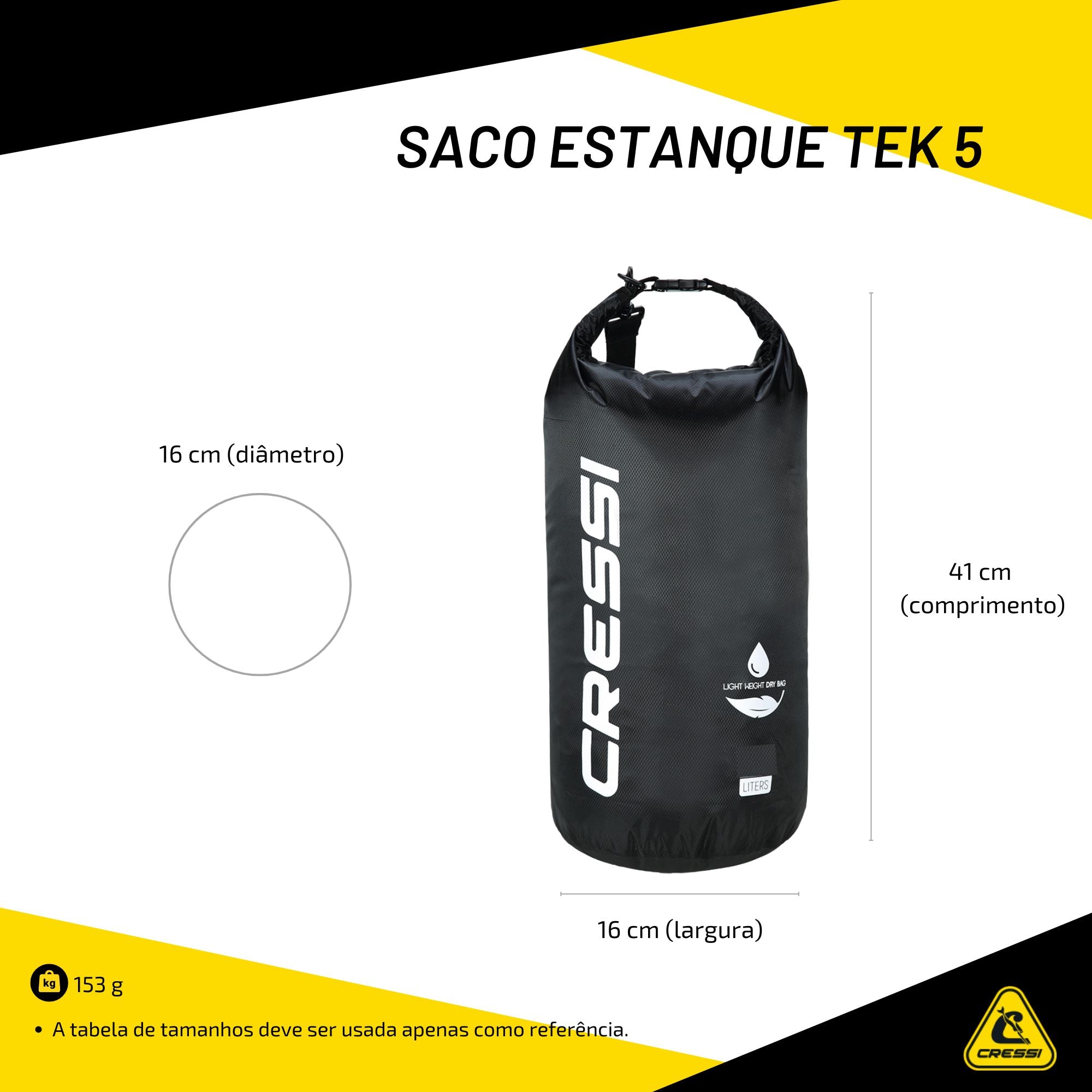 Saco Estanque Cressi Tek 5 Azul