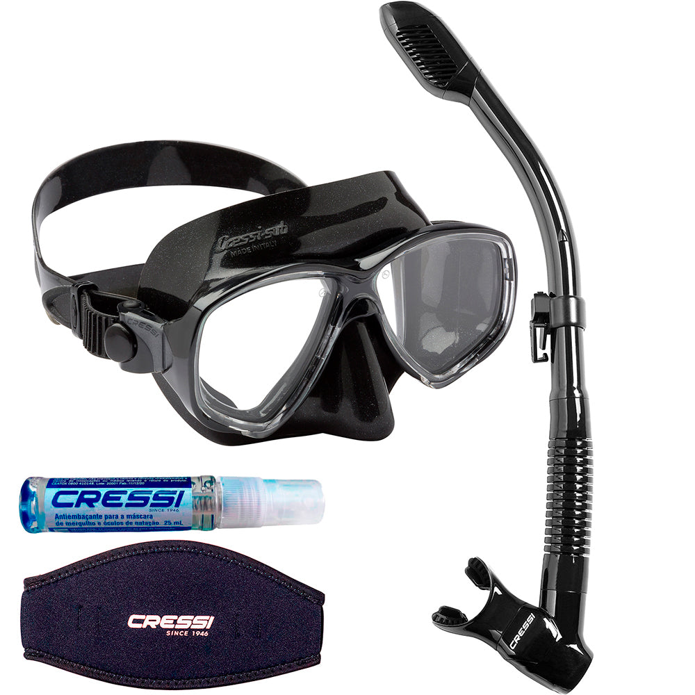 Kit Cressi Marea & Dry & Anti-Fog & Strap