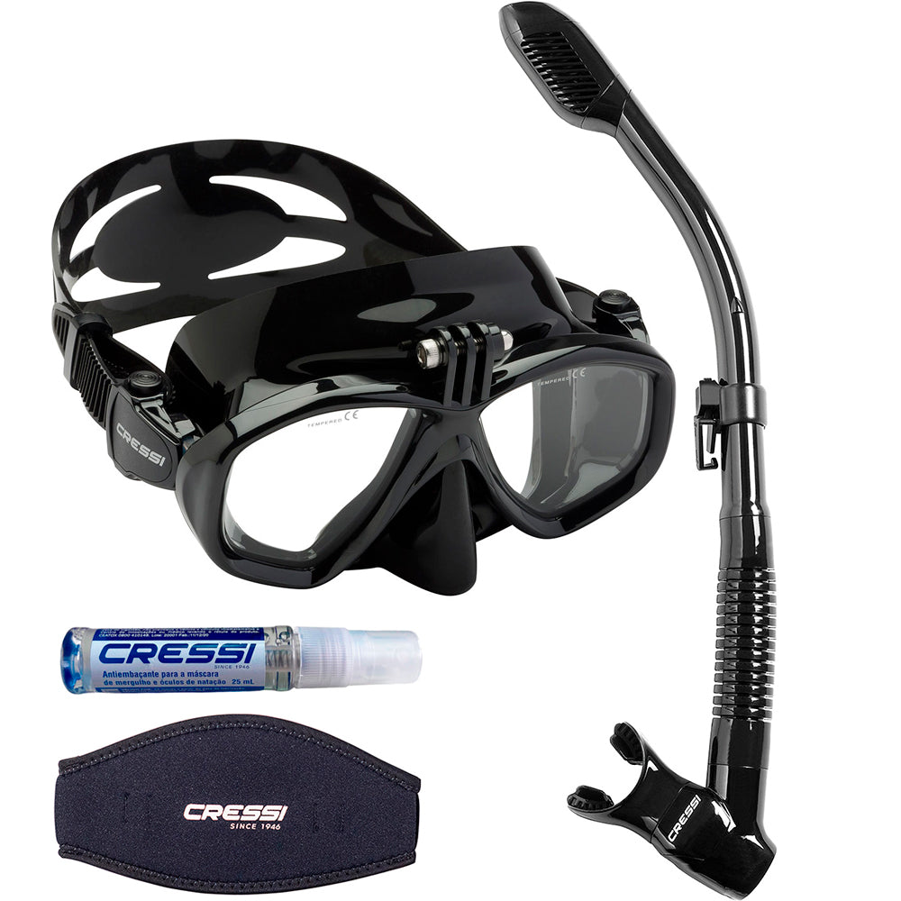 Kit Cressi Action Dry & Anti-Fog + Strap