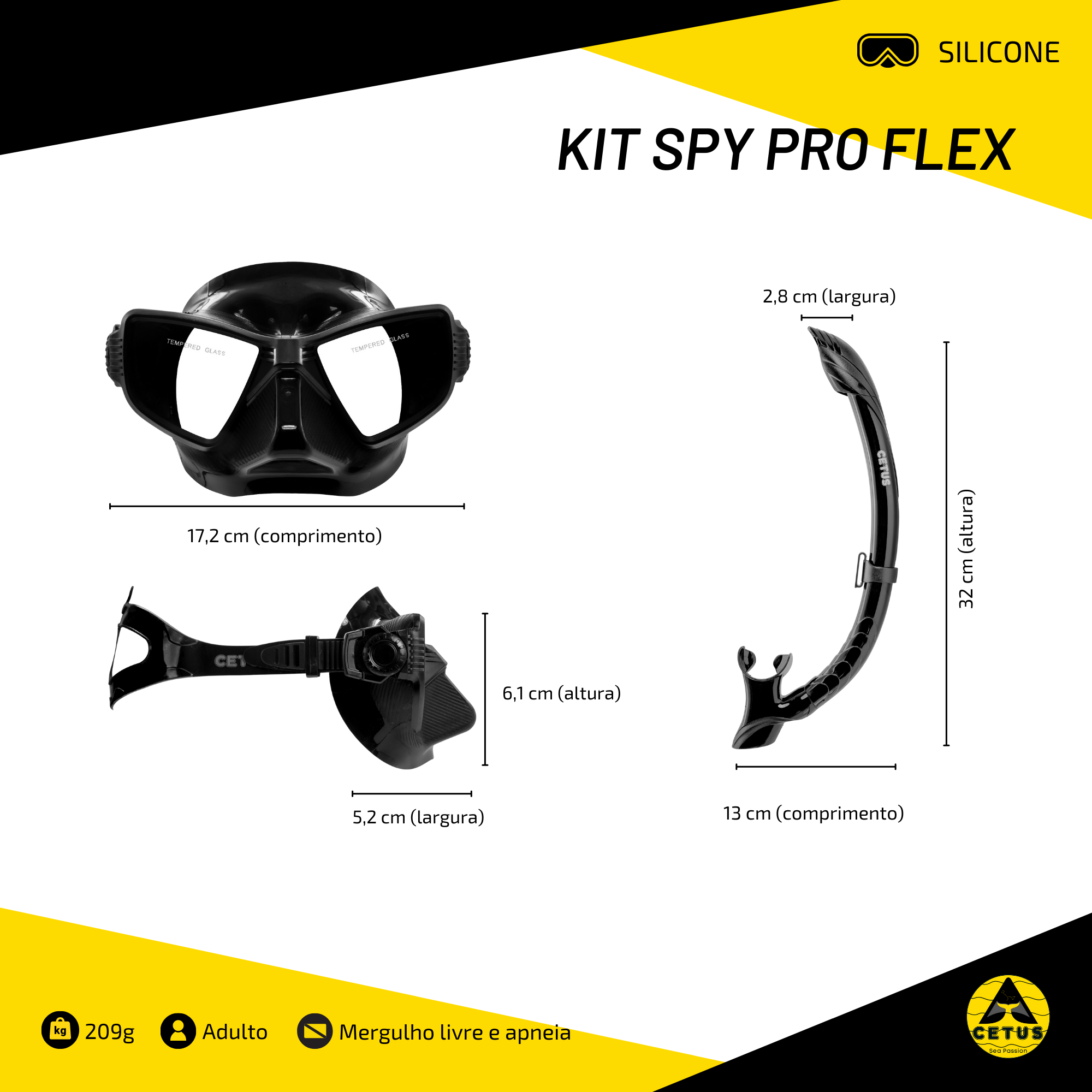 Kit Cetus Spy Pro & Tube Flex