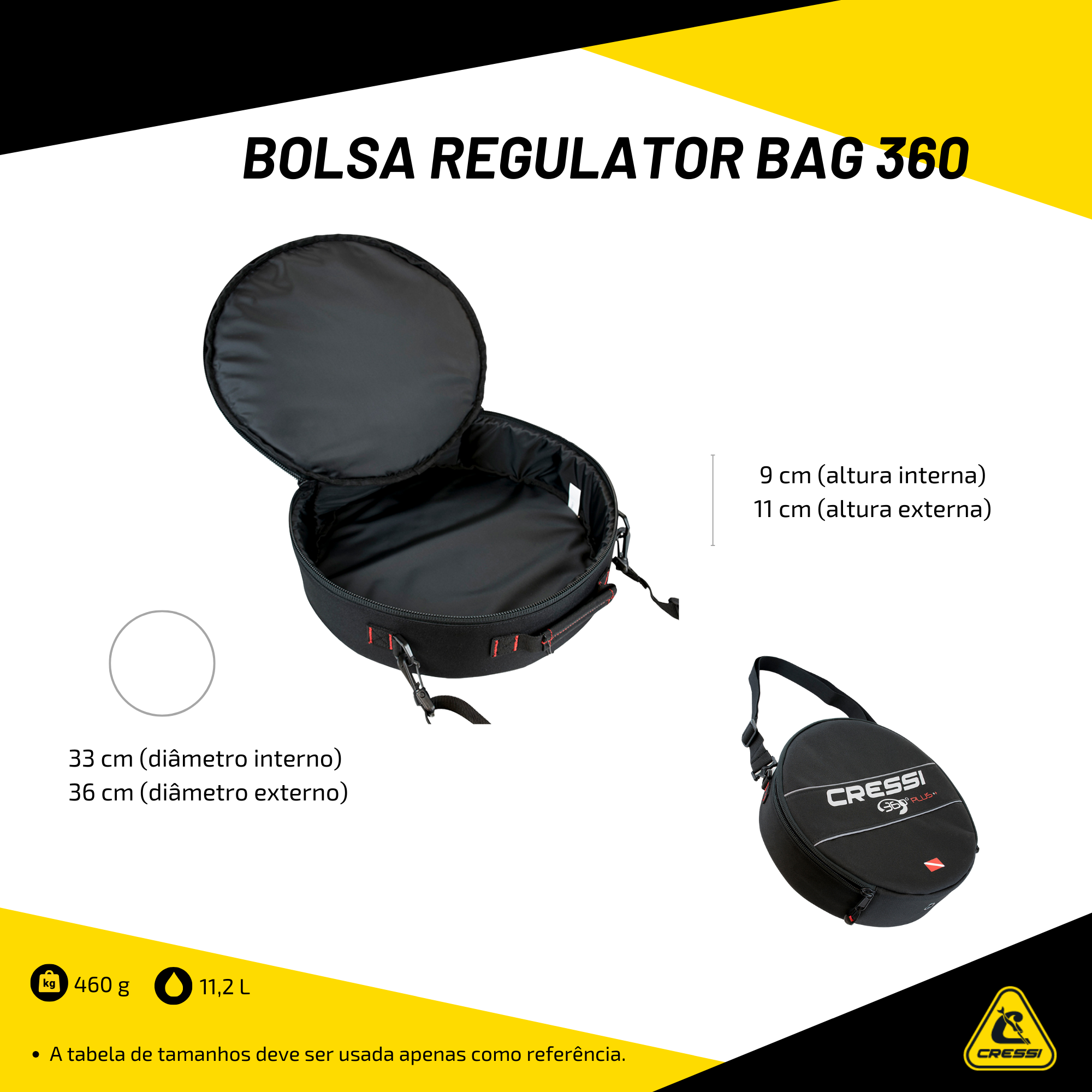 Bolsa Cressi Regulator Bag 360