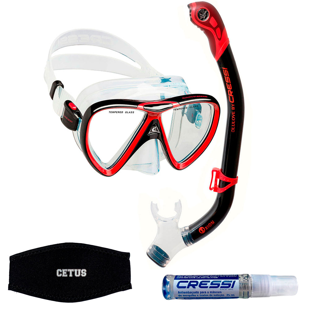 Kit Cressi Ikarus & Dry & Anti-Fog & Strap