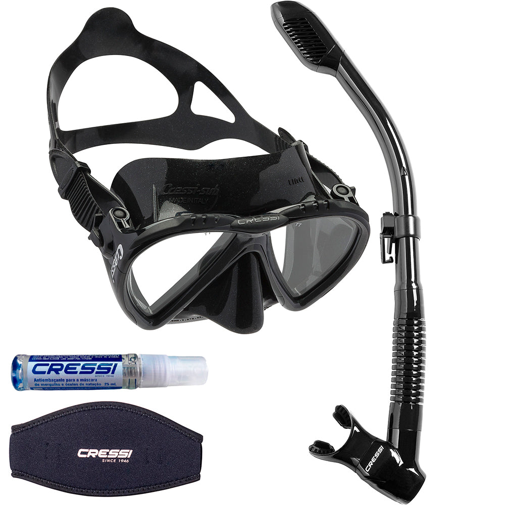 Kit Cressi Lince & Dry & Anti-Fog & Strap