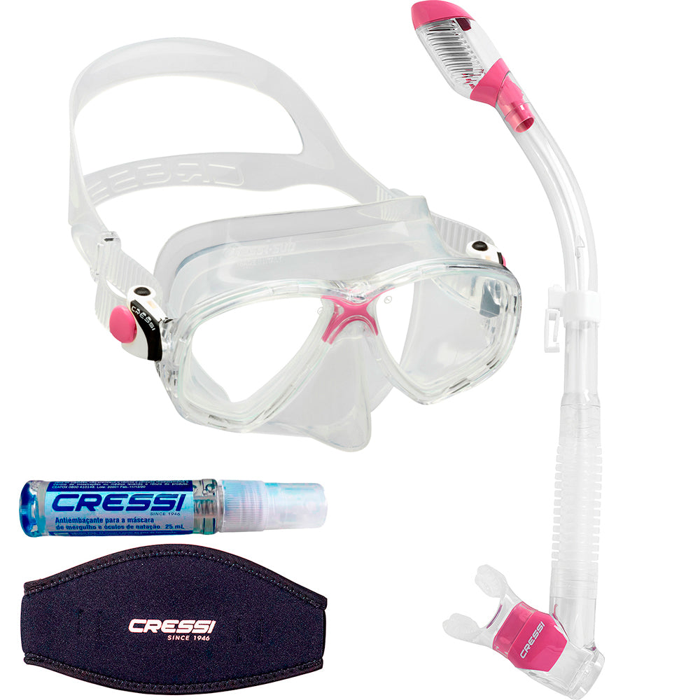 Kit Cressi Marea & Dry & Anti-Fog & Strap