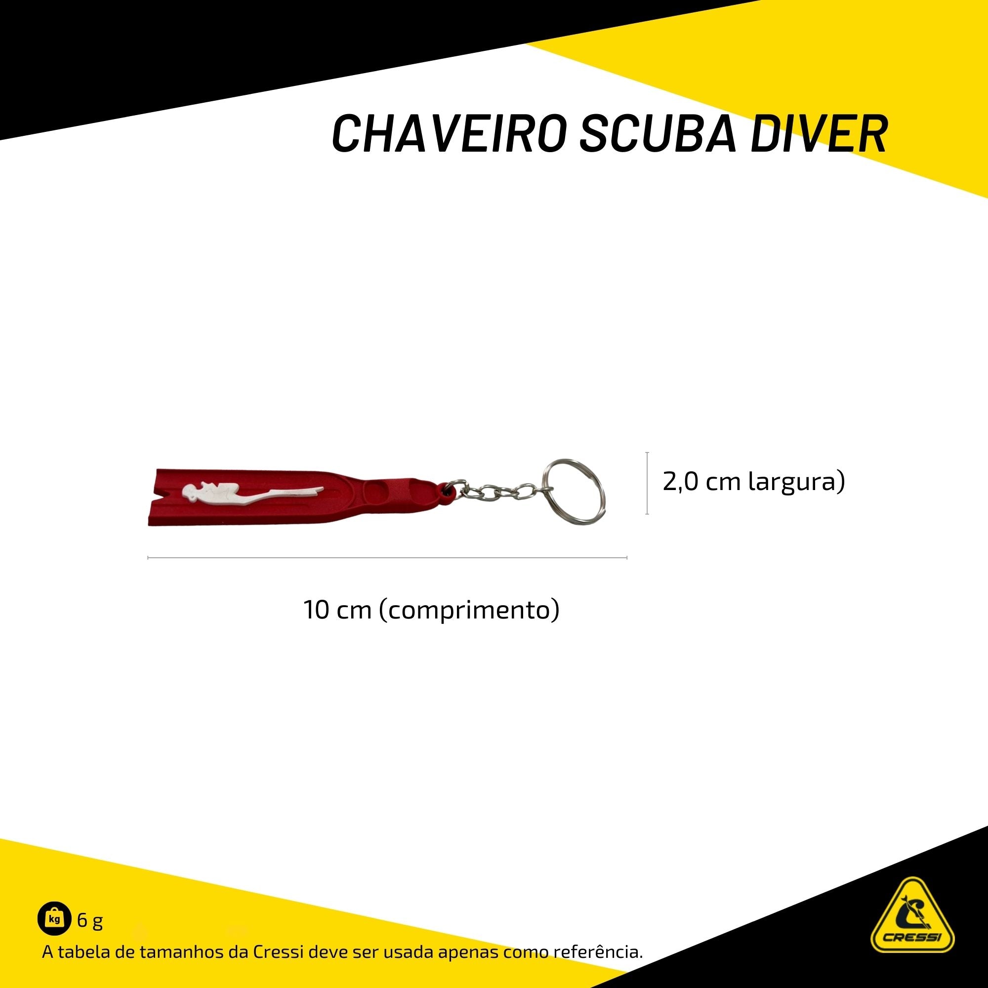 Chaveiro Scuba Diver