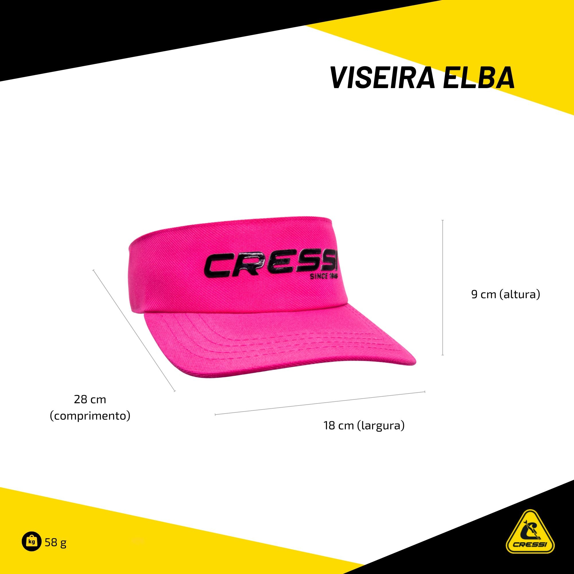 Viseira Cressi Elba