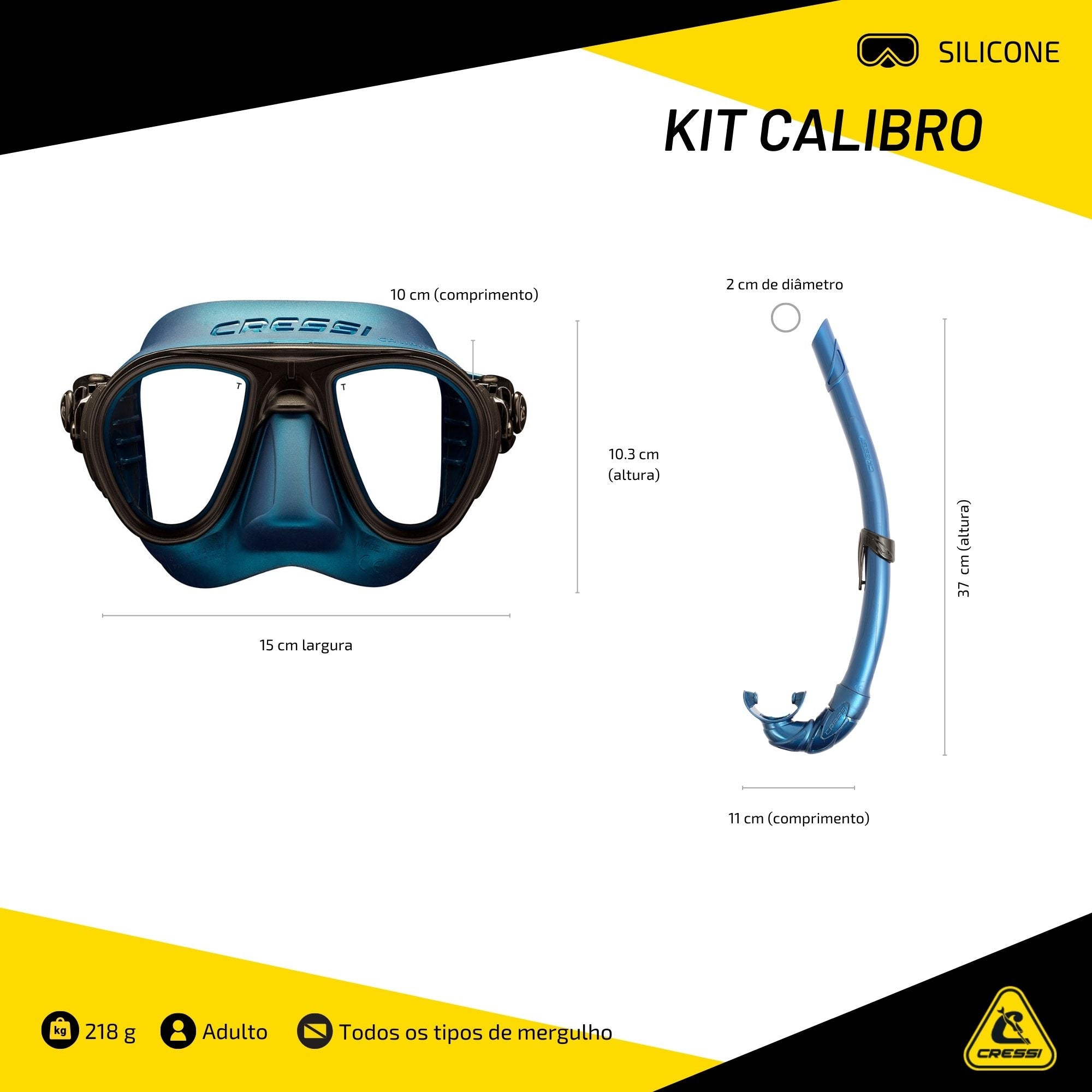 Kit Cressi Calibro