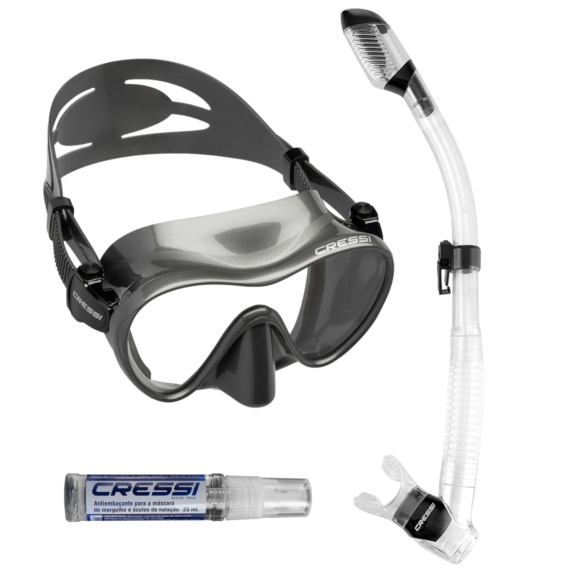 Kit Cressi Frameless & Dry & Anti-Fog