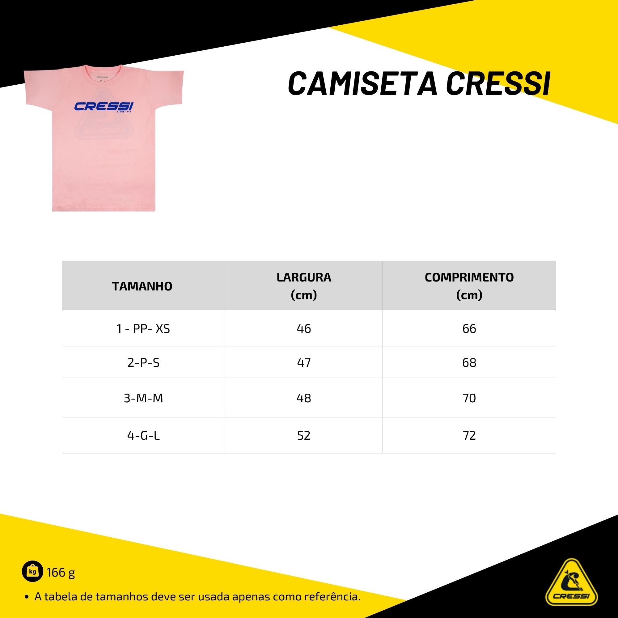 Camiseta Cressi Rosa