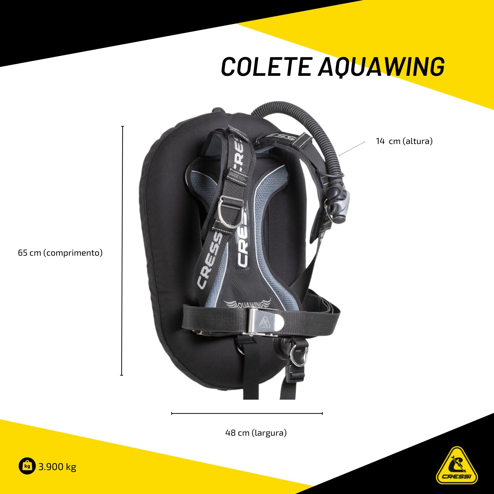 Colete Cressi Aquawing