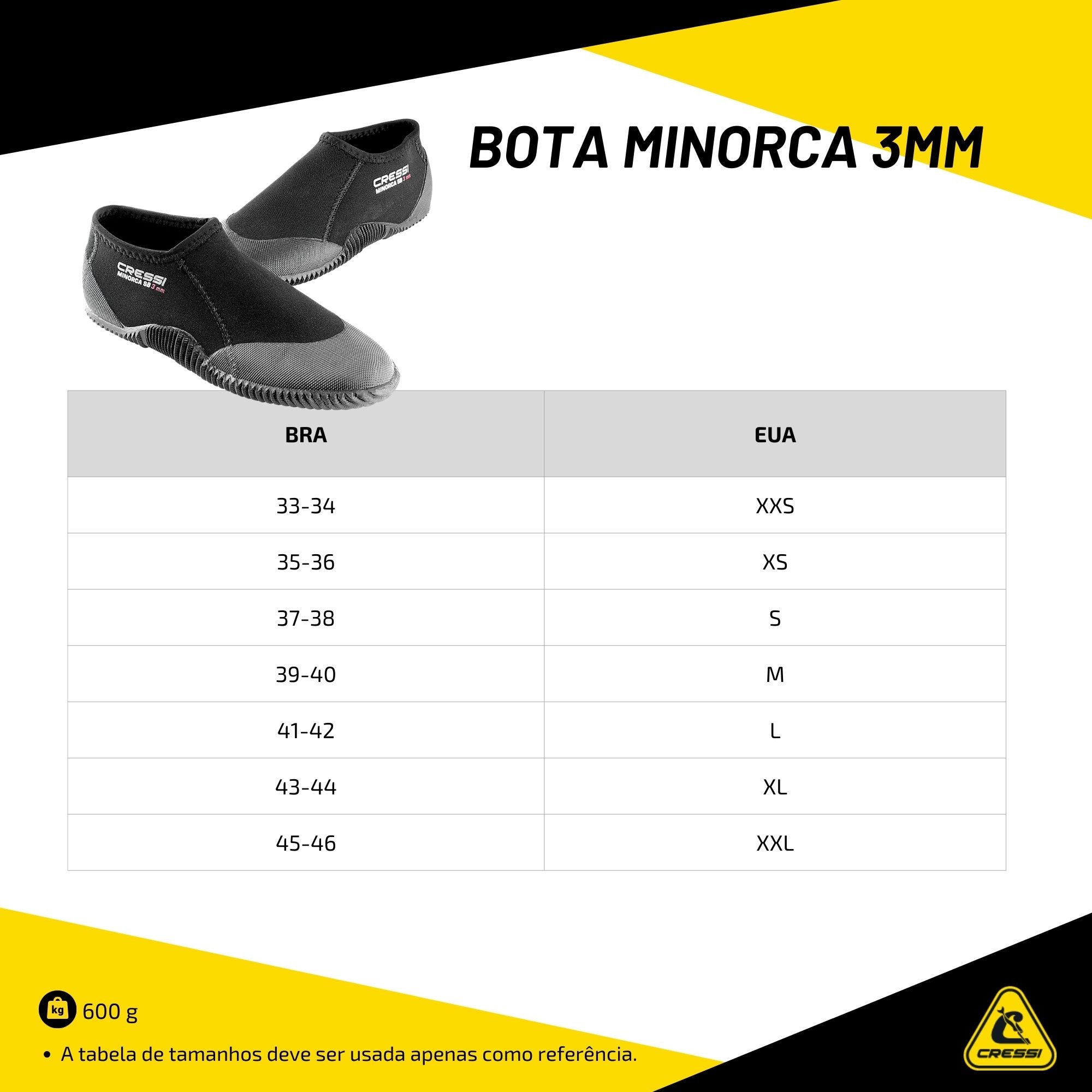 Bota Cressi Minorca 3mm