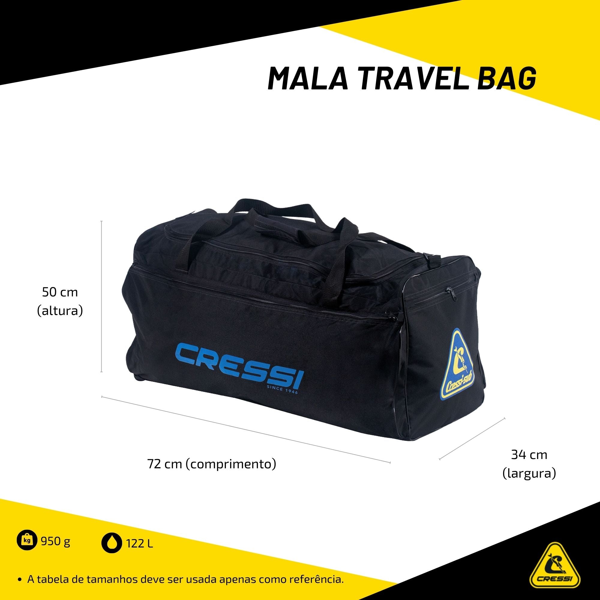 Mala Cressi Travel Bag