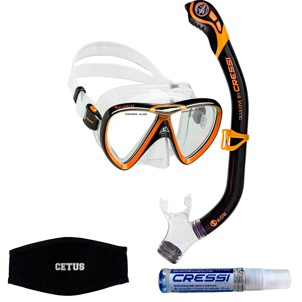 Kit Cressi Ikarus & Dry & Anti-Fog & Strap