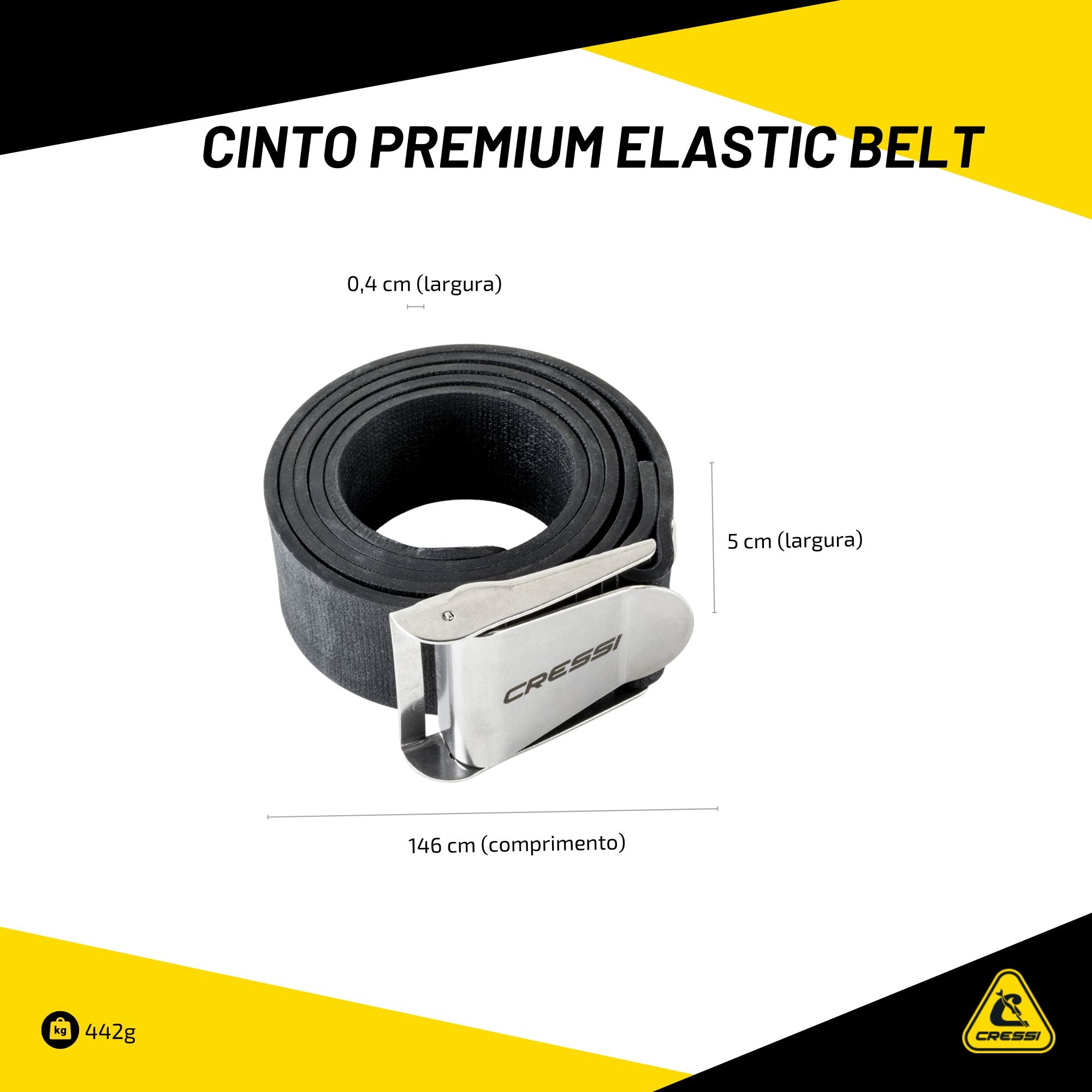 Cinto Cressi Premium Elastic Belt