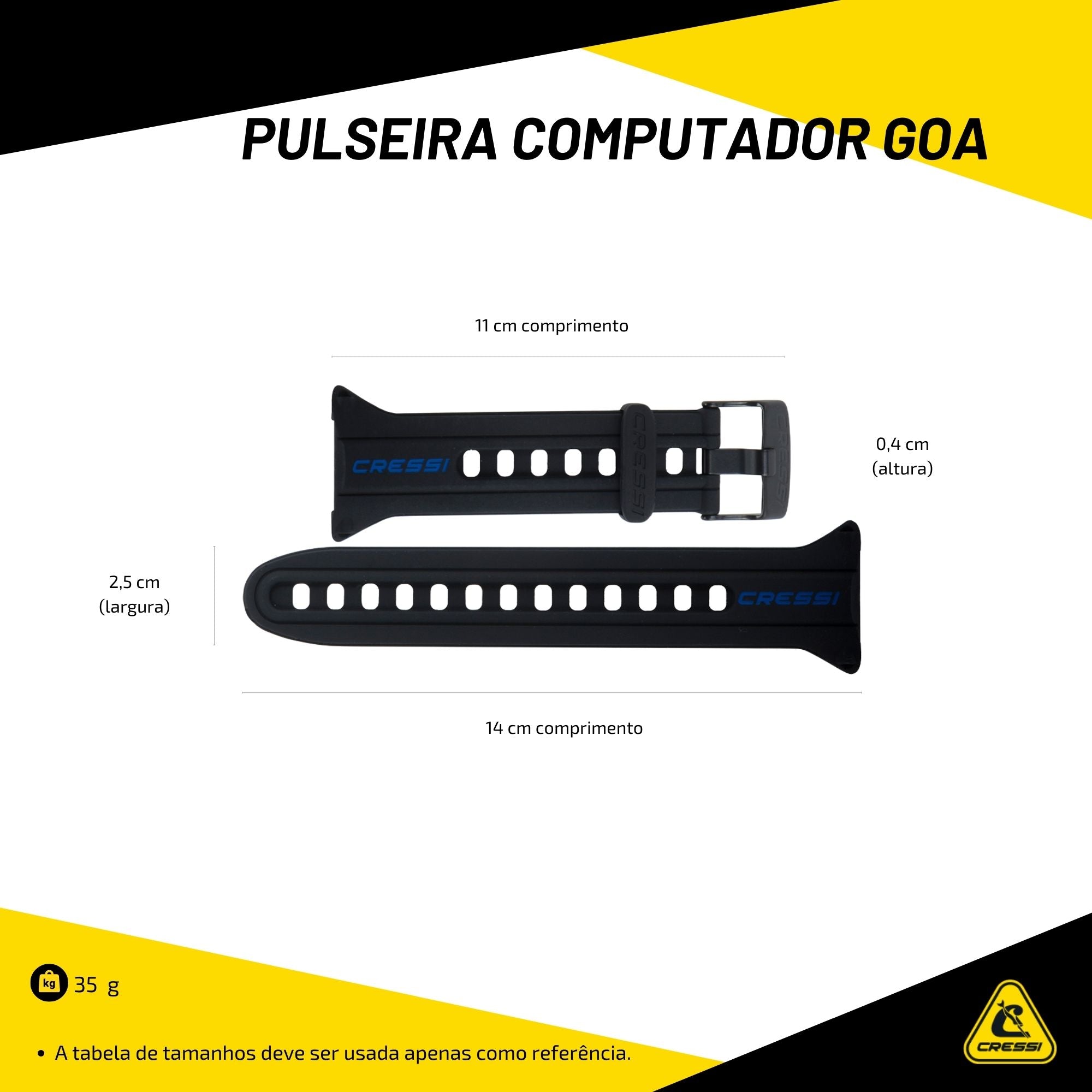 Pulseira Computador Cressi Goa