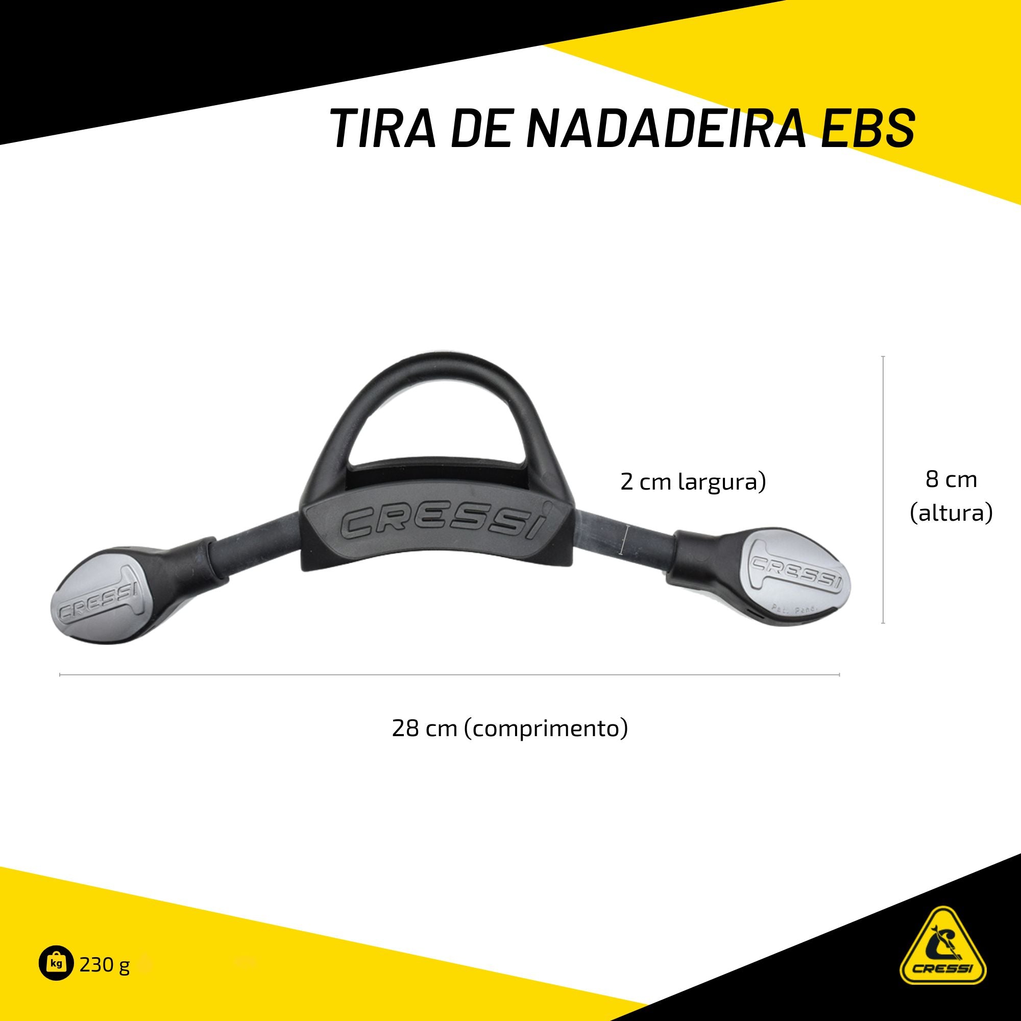 Tira de Nadadeira Cressi Pro Light EBS