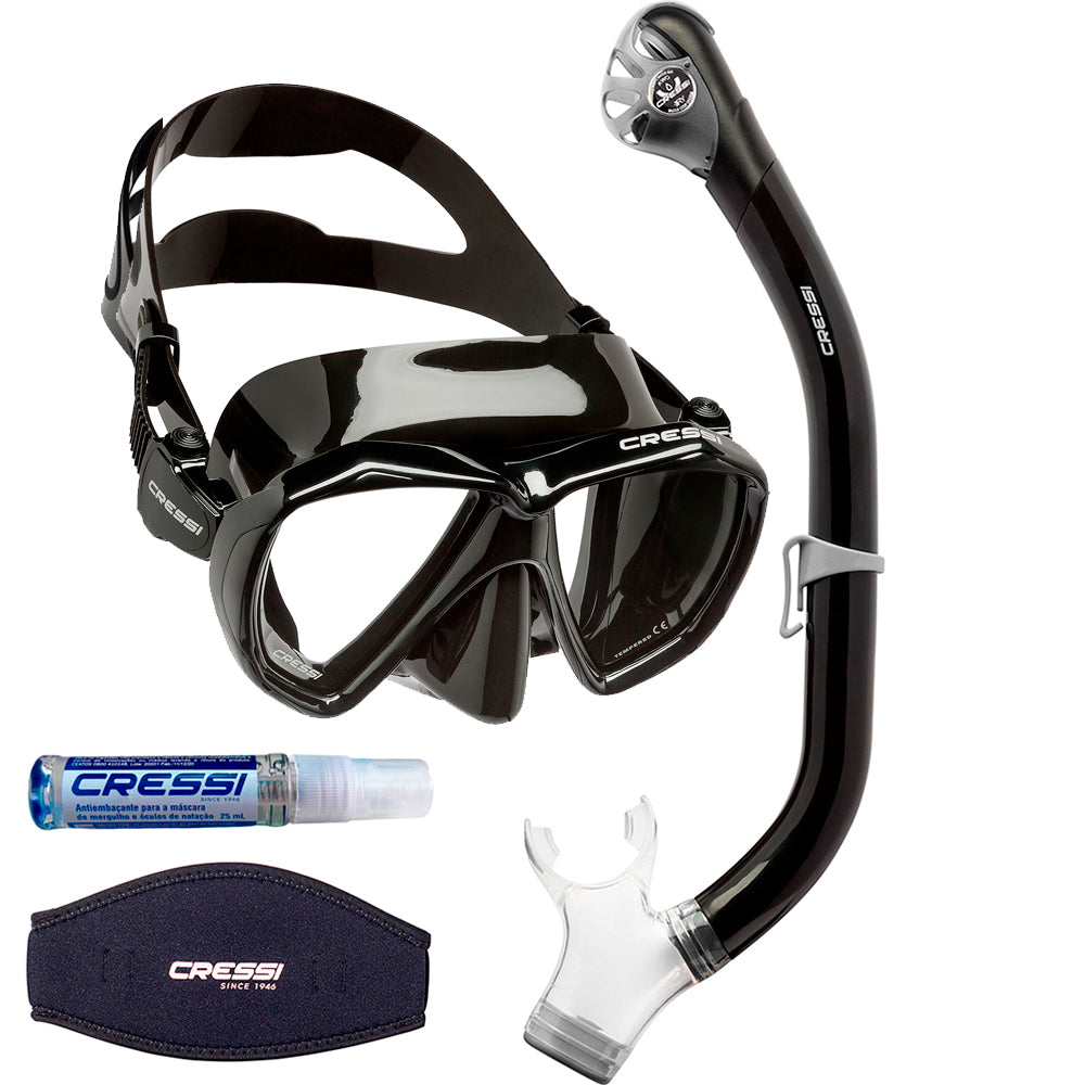 Kit Cressi Ranger & Dry & Anti-Fog & Strap