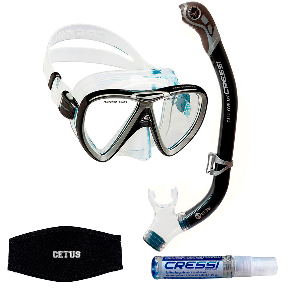 Kit Cressi Ikarus & Dry & Anti-Fog & Strap