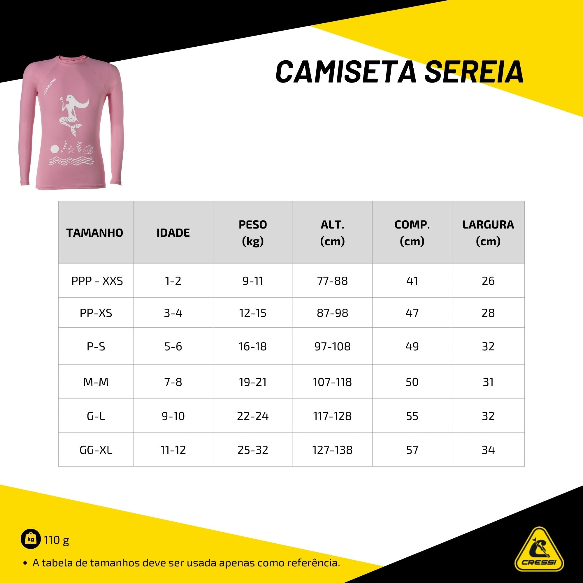 Camiseta Cressi Sereia