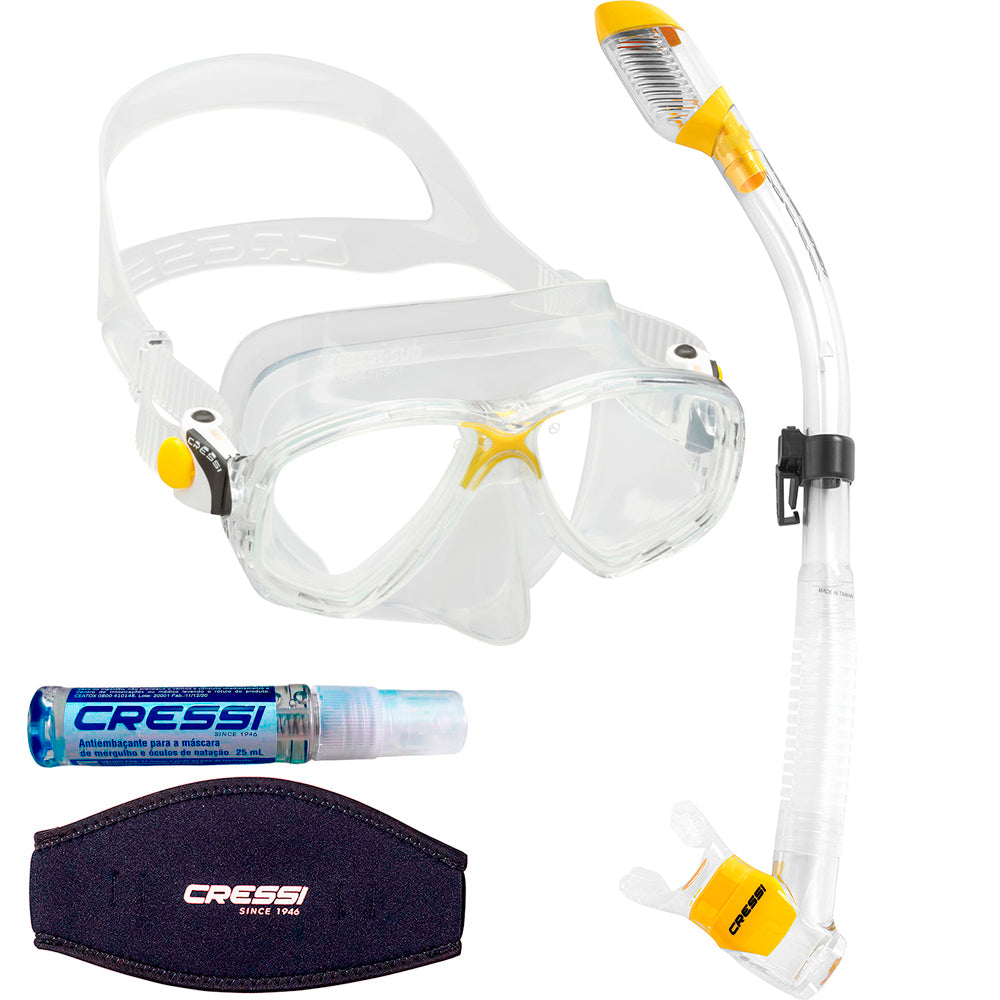 Kit Cressi Marea & Dry & Anti-Fog & Strap