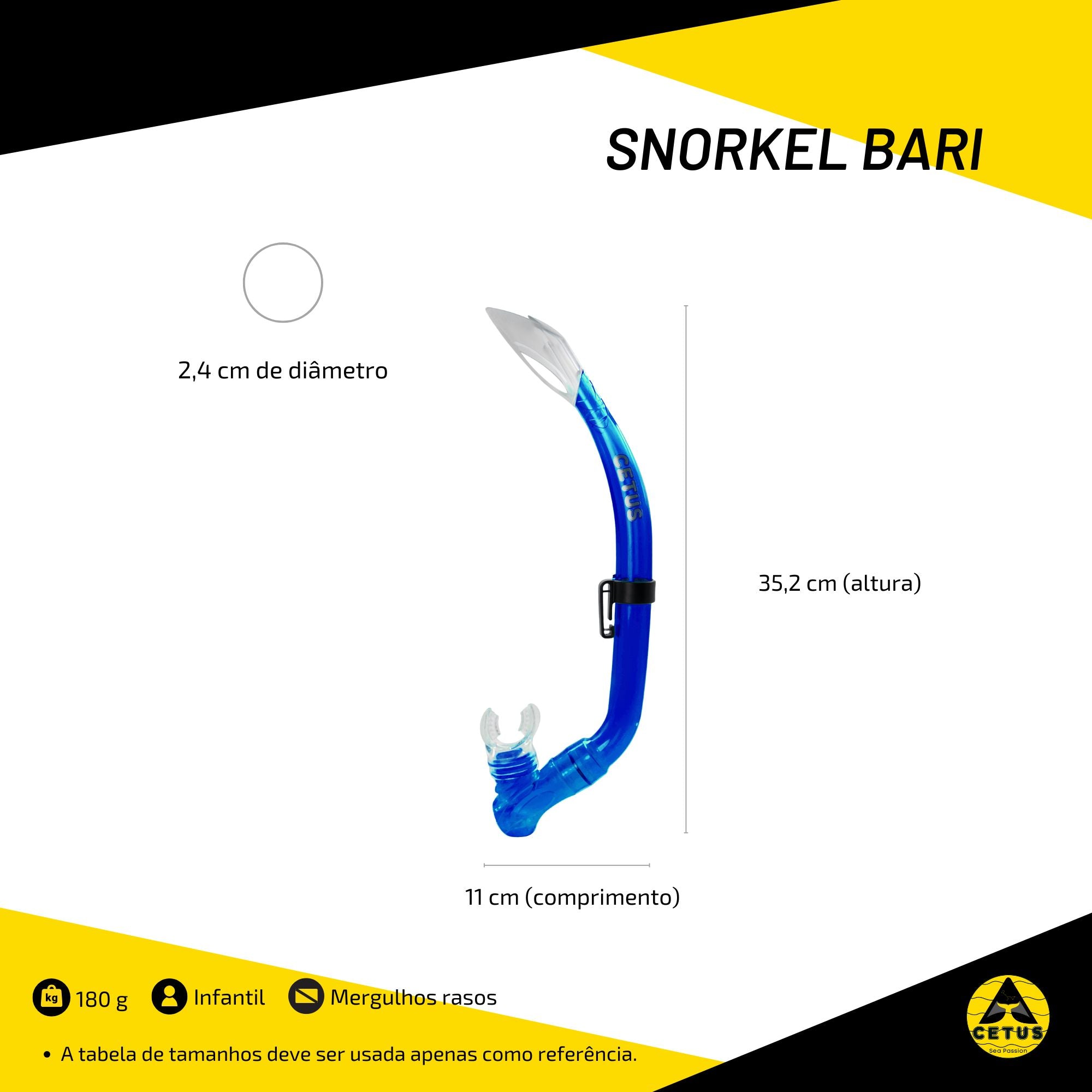 Snorkel Cetus Bari