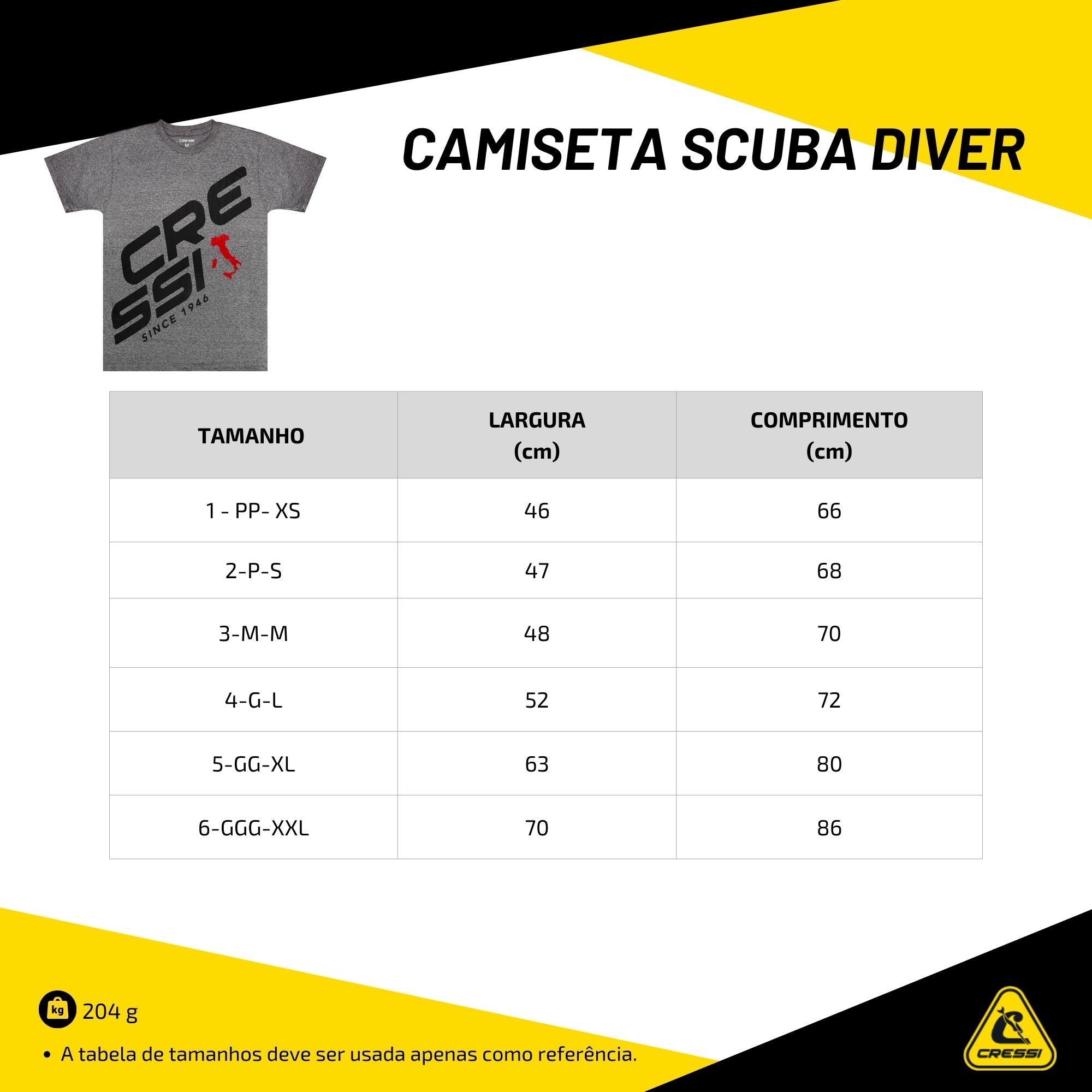 Camiseta Cressi Scuba Diver