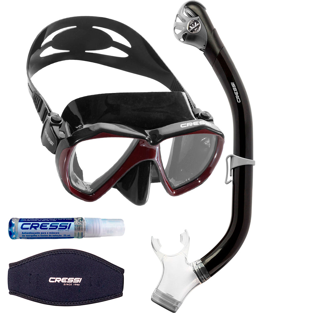 Kit Cressi Ranger & Dry & Anti-Fog & Strap