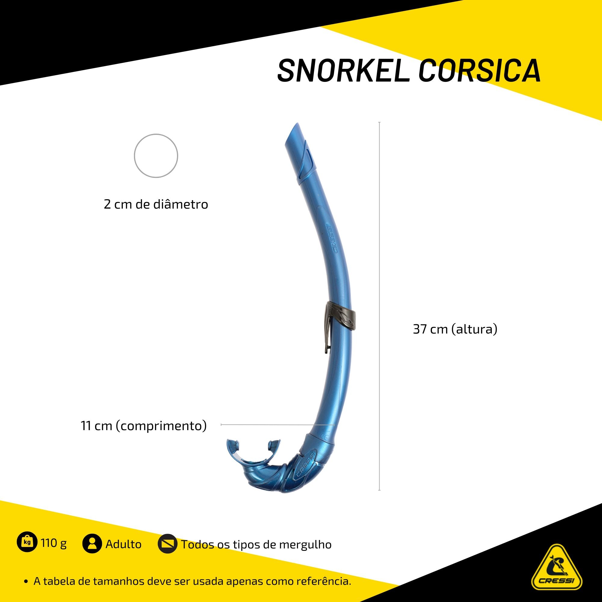 Snorkel Cressi Corsica