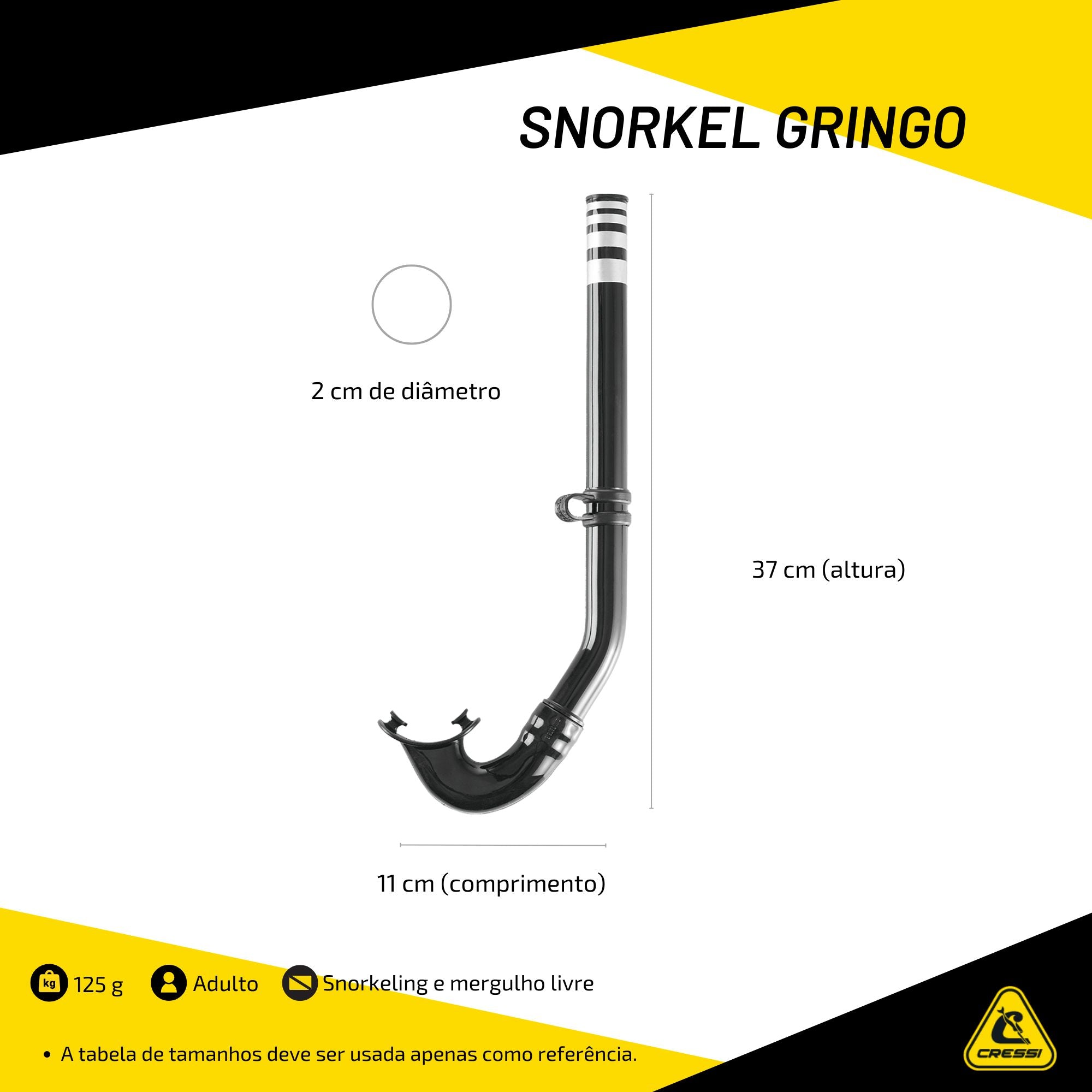 Snorkel Cressi Gringo