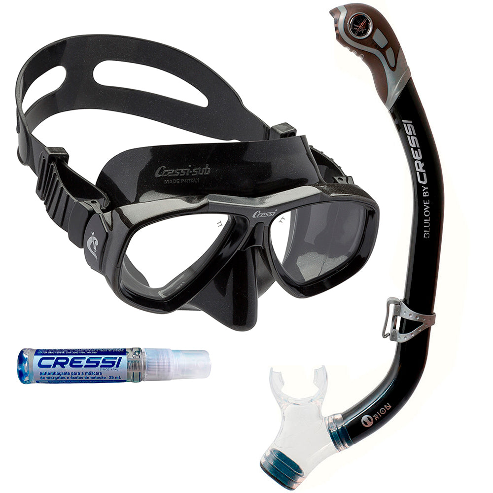 Kit Cressi Focus & Dry & Anti-Fog