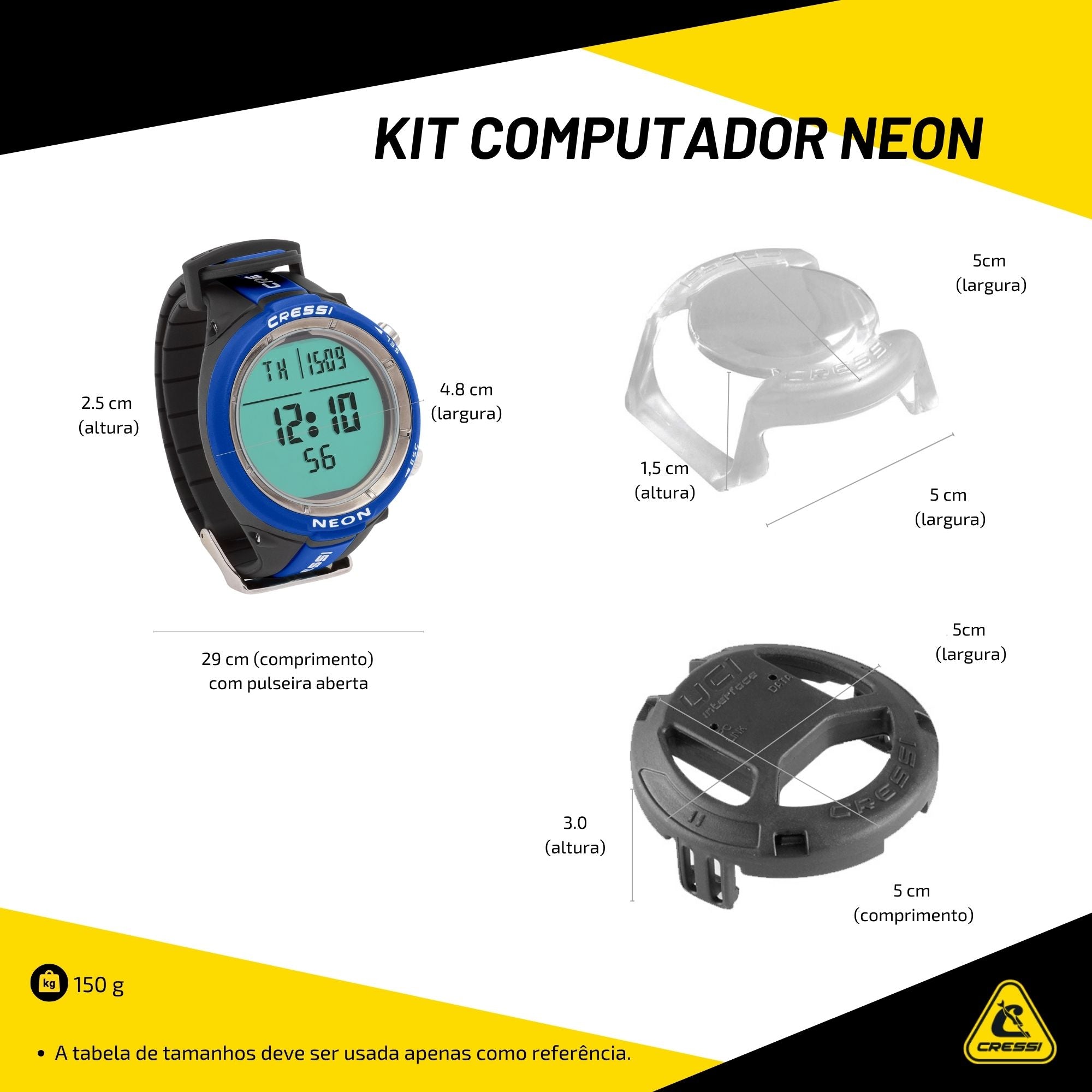 Kit Computador Cressi Neon